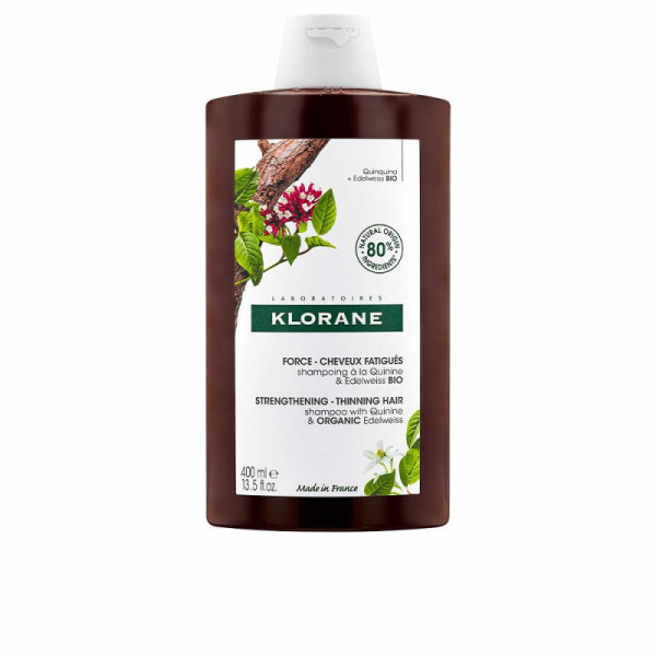 QUININE E EDELWEISS BIO champô anti-queda 400 ml