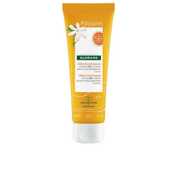 POLYSIANES MONOÏ Y TAMANU BIO creme solar sublime SPF50+ 50 ml