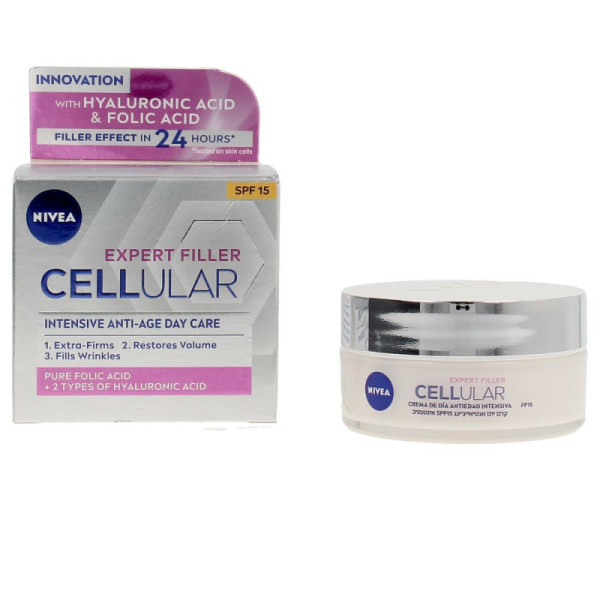 CELLULAR FILLER creme de dia hialurônico e fólico SPF15 50 ml