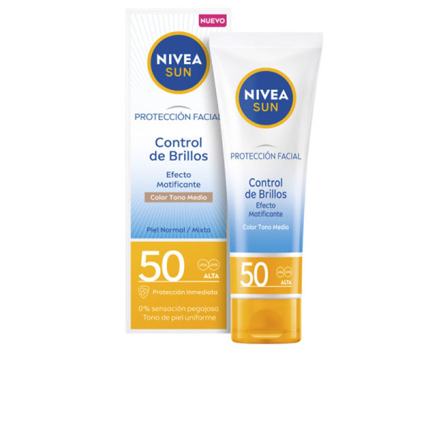 SUN CONTROL SHINE facial matificante médio SPF50 40 ml