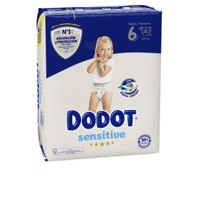 Fraldas DODOT SENSITIVE tamanho 6 +13 kg 32 u