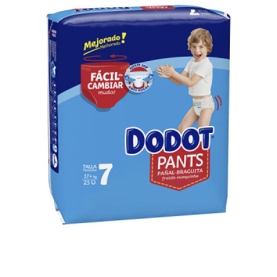 DODOT PANTS fralda-calcinha tamanho 7 +17 kg 23 u