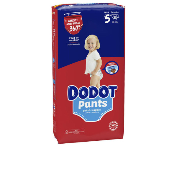 DODOT CALÇAS STAGES tamanho 5 fralda-calça 9-15 kg 58 ud